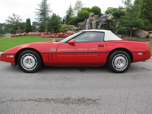 1986 corvette conv pace car, very nice!