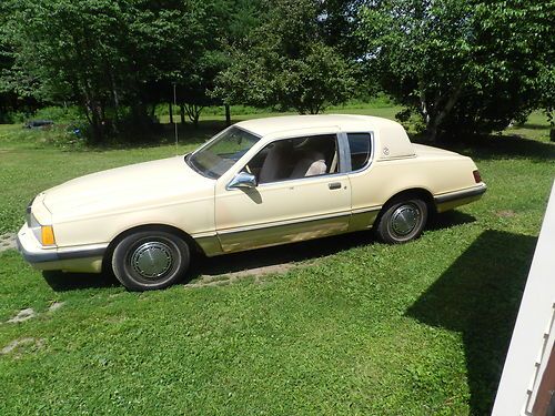 1984 mercury cougar base sedan 2-door 3.8l