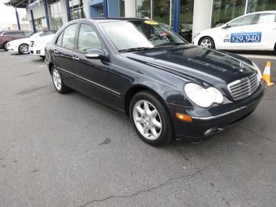 03 mercedes-benz c240 v6 engine/power glass sunroof/front bucket seats/wood trim