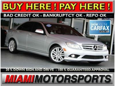 We financ '09 mercedes benz c-class navigation sunroof leather harman/kardon