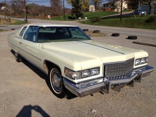 1976 cadillac coupe de ville - 52,000 actual and true miles