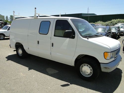 1999 ford econoline e150 utility van ~ has shelving cargo area