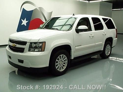 2009 chevy tahoe hybrid 4x4 8 pass nav rear cam dvd 56k texas direct auto