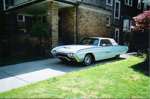 1963 ford thunderbird (clean!) white/black int. 390