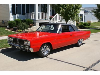 1967 dodge coronet 440 convertible restored 340 v8 engine upgrade p/s and p/top