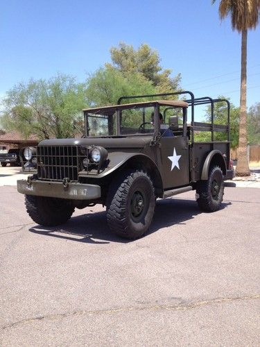 1952 dodge m37military powerwagon~4x4~3/4ton~allorig~37korigmiles~runsgrt~norsrv