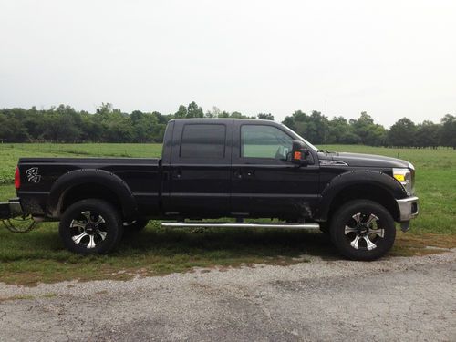 2011 ford crew cab f-250 4x4 black