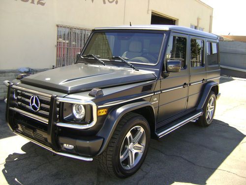 2011 mercedes benz g-class g55 amg 6725 miles rare custom paint from amg