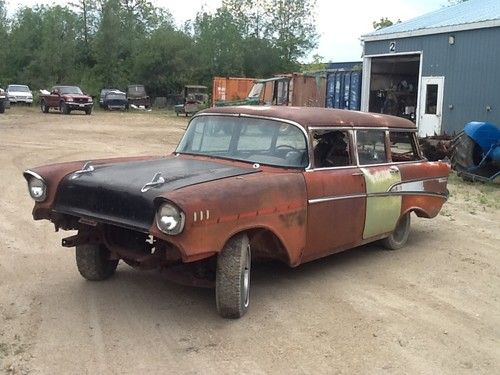 1957 chevrolet station wagon, restoration project