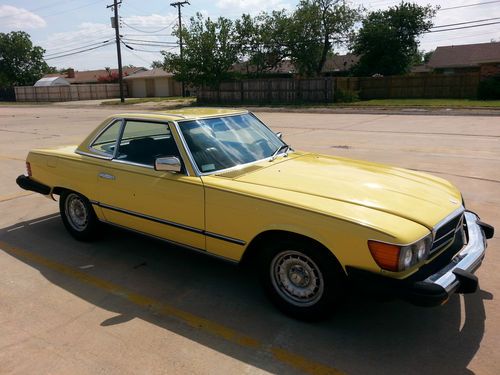 1981 mercedes 380sl convertible hardtop lowmiles 1 owner no reserve