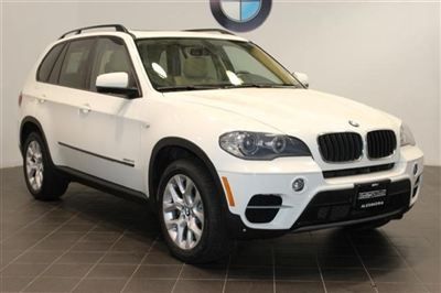 White bmw x5 sport activity beige leather navigation convenience tech package