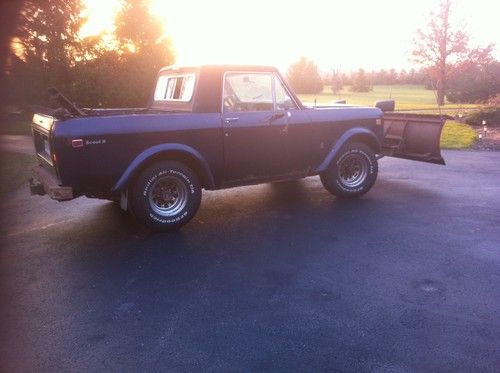 ***watch video*** 1975 international scout ii snow plow truck (see pics)