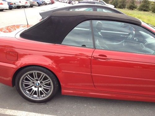 Always garaged 2003 bmw m3 red convertible xcellent 71k miles