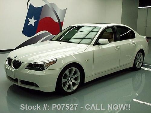 2007 bmw 550i sport sunroof heated leather hid's 68k mi texas direct auto