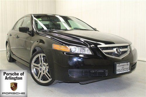 06 tl navi leather black 6 speed moon roof aspec wheels low miles heated seats