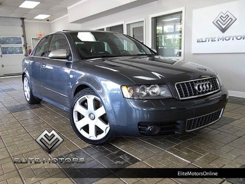 2005 audi s4 quattro auto htd sts xenons moonroof low miles 2~owner service recs