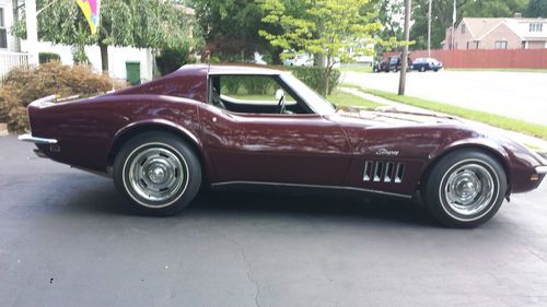 1969 corvette 427/435 hp tripower coupe