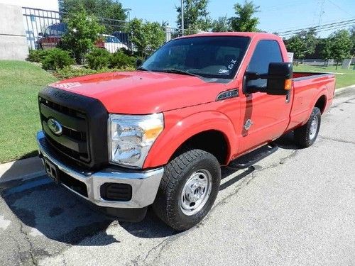 2011 ford f250 reg cab diesel 4x4 longbed 1-owner warranty