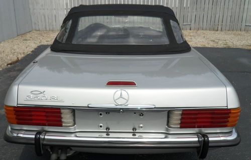 1972 Mercedes-Benz SL-Class 350 Siver Hard Top Convertible Removable, US $11,500.00, image 5