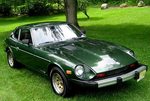 1978 280z 2+2,dark jade green met./saddle,4spd,ac,signed by yutaka katayama,exc.