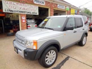 07 lr3 se awd 4wd 4x4 newer tires silver black leather heated seats sunroof