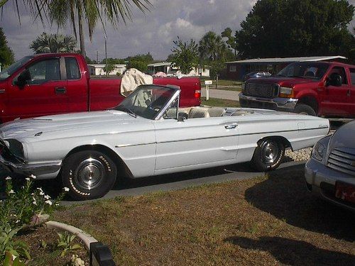 What a beautiful blue1966 ford thunderbird convertible low low reserve t-bird