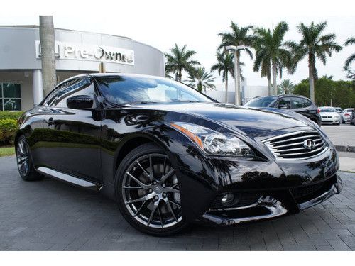 2013 infiniti g37 convertible ipl sport,1 owner,clean carfax,florida car!!!