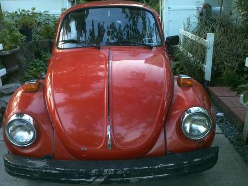 1974 super beetle car runs really well.