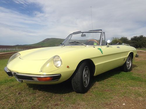 1971 alfa romeo 1750 spider euro
