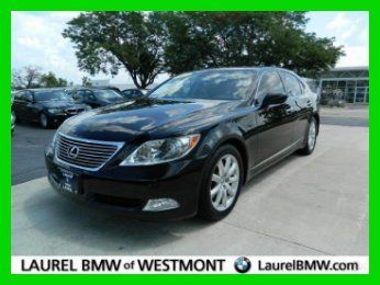 2007 lexus ls460 07 black leather 4.6l v8 rear wheel drive sedan