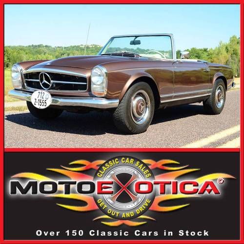 1966 mercedes benz pagoda 230sl, fuel injected 2.3l, manual, factory hardtop