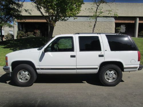 1995 chevrolet tahoe 4d suv 5.7l stk#225284, no reserve