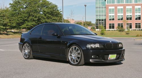 2006 black bmw m3 e46 cinnamon interior 6 speed manual 75,xxx miles