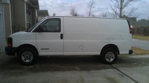 2006 gmc savana 3500 1-ton cargo van