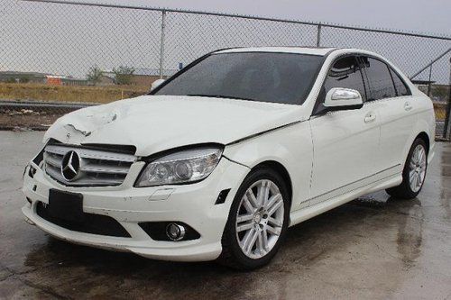 2009 mercedes-benz c300 luxury sedan damaged salvage loaded l@@k! export welcome