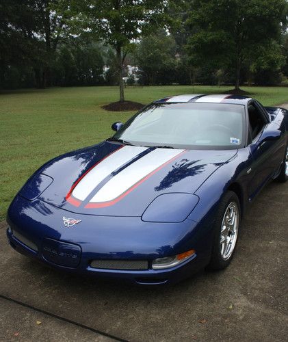 2004 corvette z06 coupe 5.7l commemorative lemans edition 160 miles