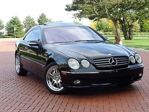 2004 mercedes-benz cl600 base coupe 5.5l twin turbo, clean carfax, florida car