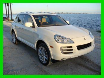 2008 porsche cayenne s stunning florida suv no rust finished in brilliant white