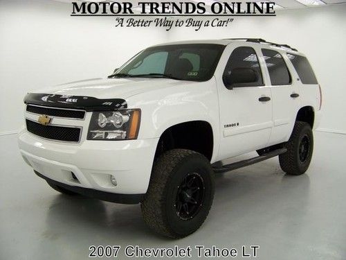 2007 4x4 lt lifted eagle custom wheels leather boards chevy tahoe 55k