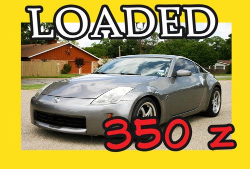Nissan 350z coupe 2-door 3.5l v6 loaded options leather, navigations auto trans