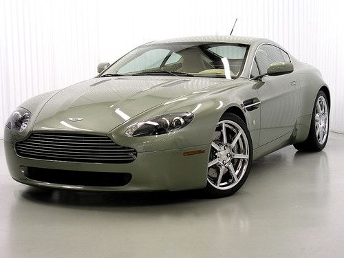 2006 aston martin vantage - rare vintage colors - california sage - nav - 6spd!