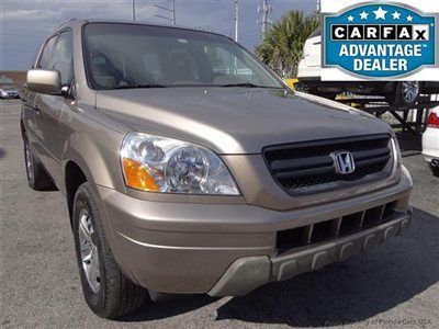 04 pilot ex-l awd florida suv leather 3rd row good condition no reserve