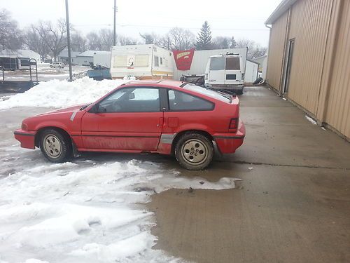 1987 honda civic crx si 45 mpg runs great