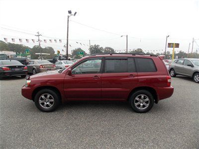 2004 toyota highlander limited awd third row loaded we finance clean car fax 43k