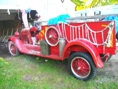1928 ford aa fire truck - 6480 original miles - great condition