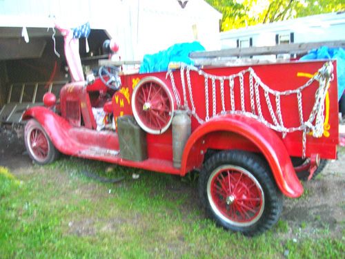 1928 ford aa fire truck - 6480 original miles - great condition