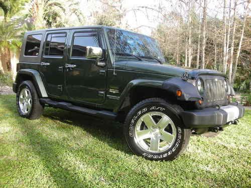 2008 JEEP WRANGLER UNLIMITED SAHARA 4X4 RV SETUP FOR FLAT TOW READY TO GO, image 7