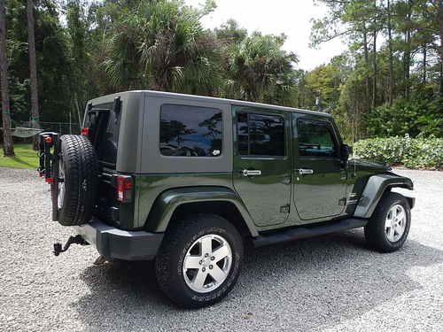 2008 JEEP WRANGLER UNLIMITED SAHARA 4X4 RV SETUP FOR FLAT TOW READY TO GO, image 19