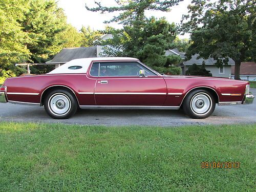 1976 lincoln continental base hardtop 2-door 7.5l