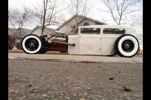 1931 ford model a rat rod hot rod tudor sedan custom chopped sbc 350